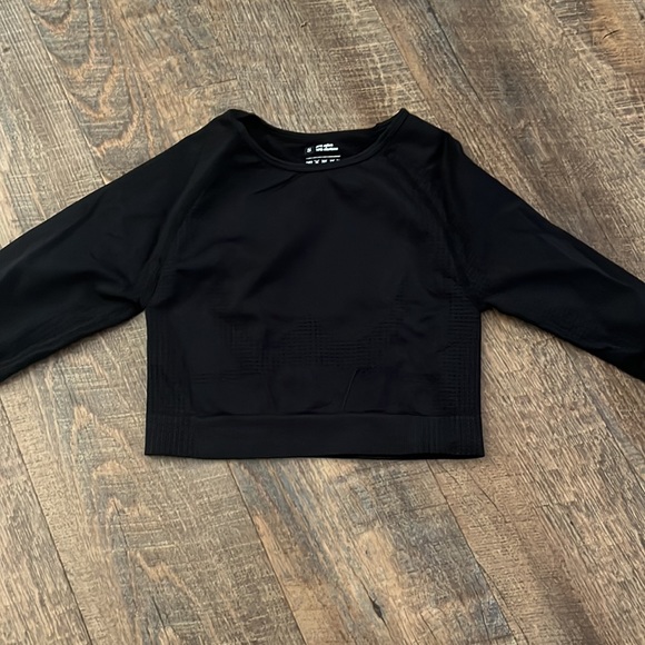 Black workout set- long sleeve - Picture 2 of 3